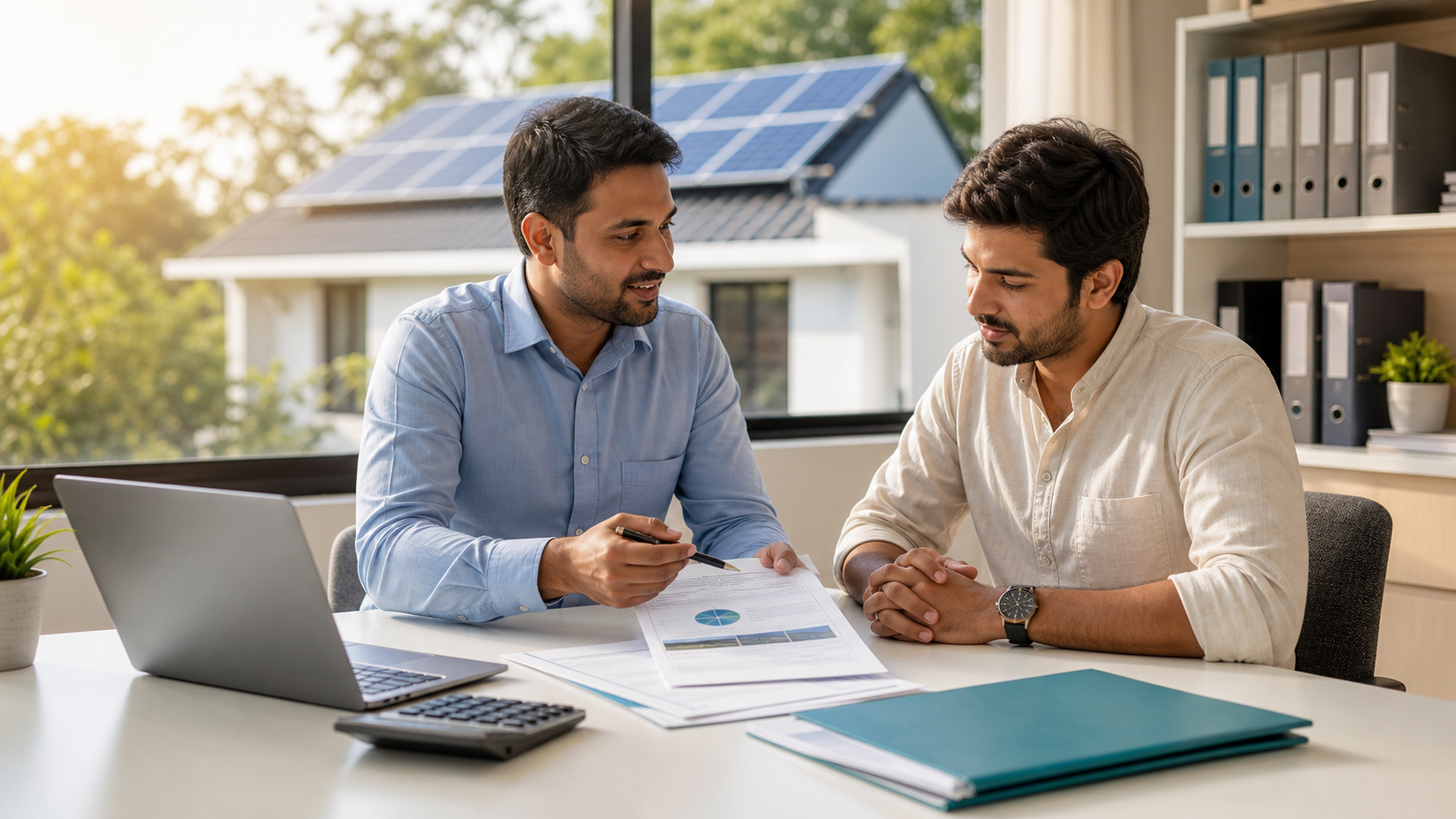 Solar subsidy assistance consultation with documents